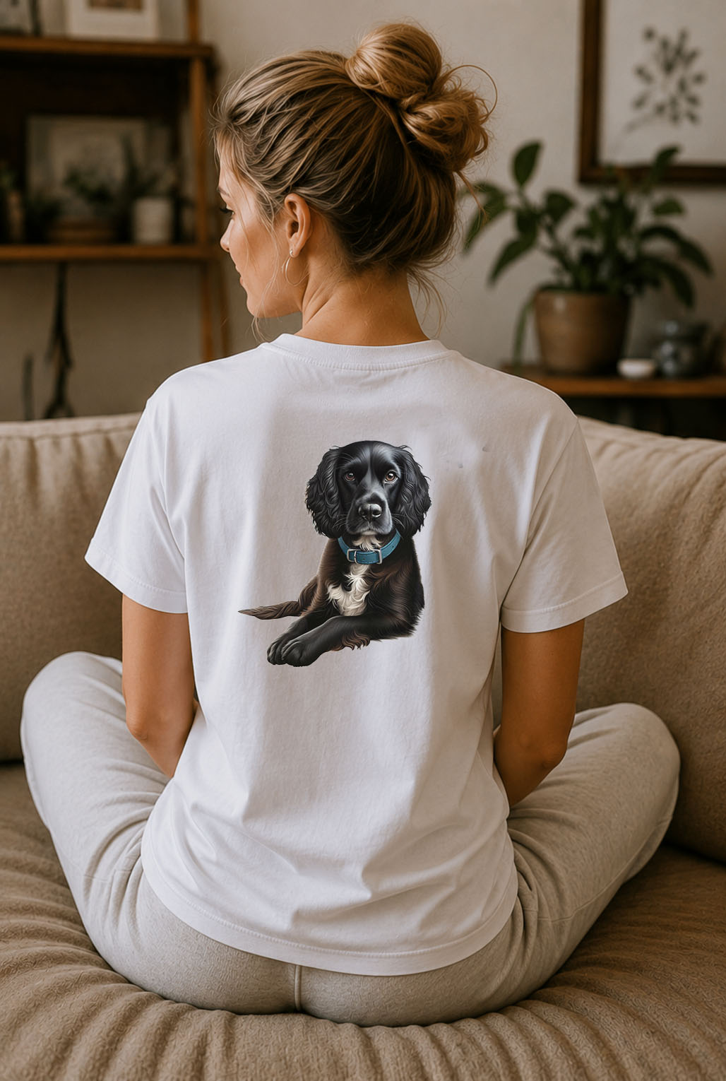 PET PORTRAIT Tshirt A4 Image (Back) AND Lapel image 0