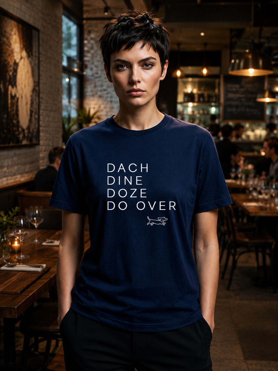 DACH & DINE T-Shirt — Front Graphic image 0