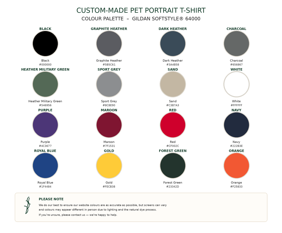 PET PORTRAIT TSHIRT  Lapel  (Standard) And Sleeve image 4